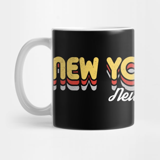 Retro New York City New York by rojakdesigns